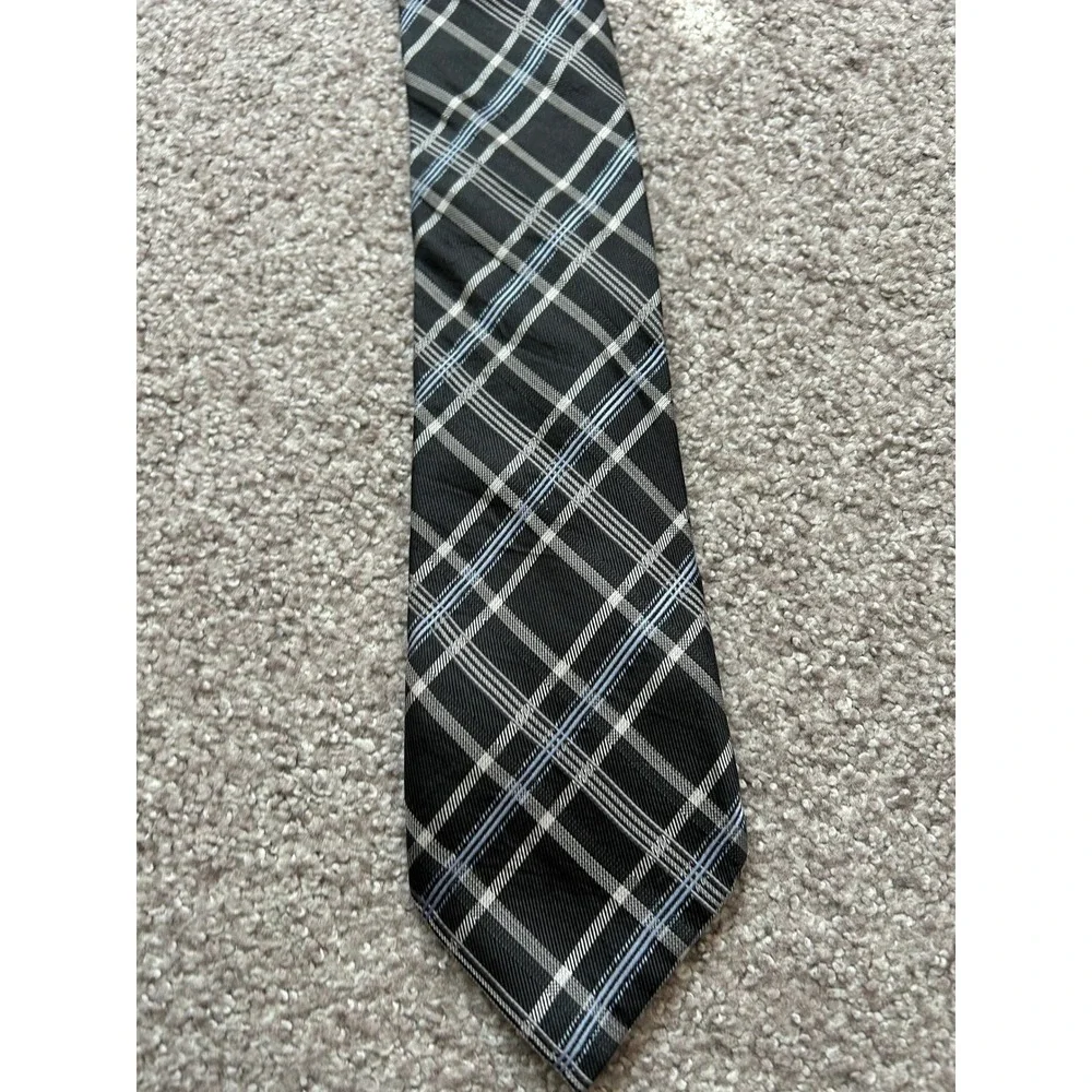 Corporate Silk Necktie 4 Lot Mens OS Multicolored Excellent Paisley Plaid Stripe